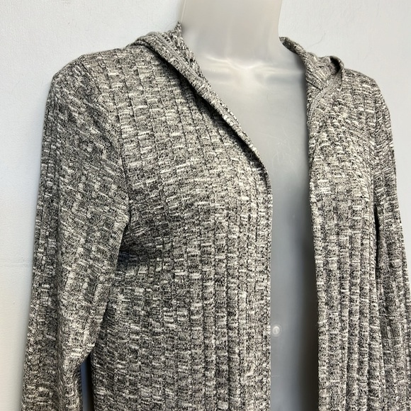 For The Republic Women’s Knit Open Front Hooded Duster Cardigan Size Small - Picture 3 of 10